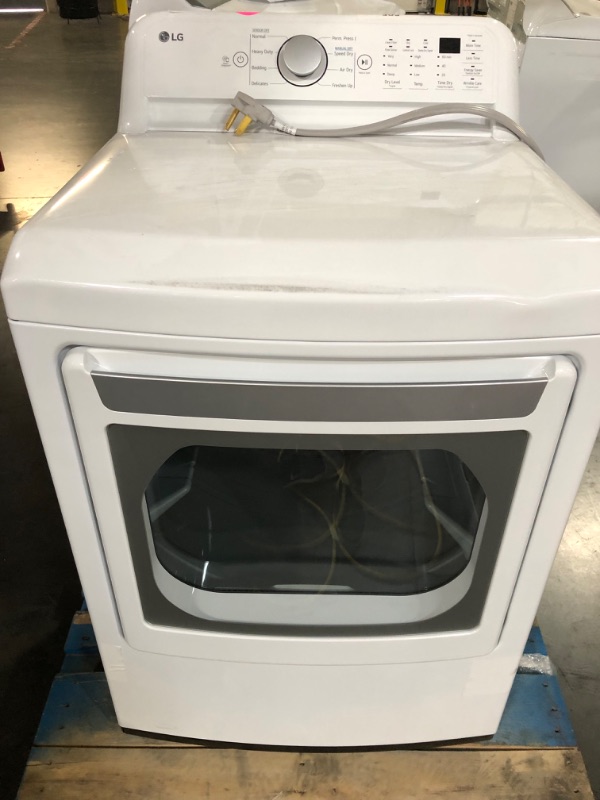 Photo 1 of **LIKE NEW**  UNABLE TO TEST  LG 7.3 cu. ft. Ultra Large Capacity Electric Dryer with Sensor Dry Technology