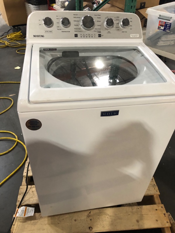 Photo 1 of **LIKE NEW TESTED/SEE NOTES** 
MAYTAG TOP LOAD WASHER WITH EXTRA POWER - 4.8 CU. FT