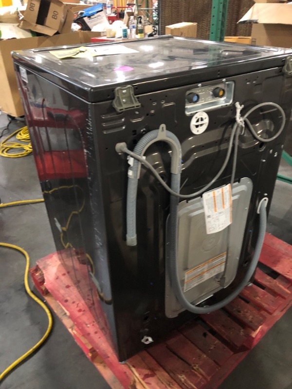 Photo 1 of **TESTED POWERS ON**  LIKE NEW  LG 5.2 cu. ft. Mega Capacity Smart wi-fi Enabled Front Load Washer with TurboWash® and Built-In Intelligence
