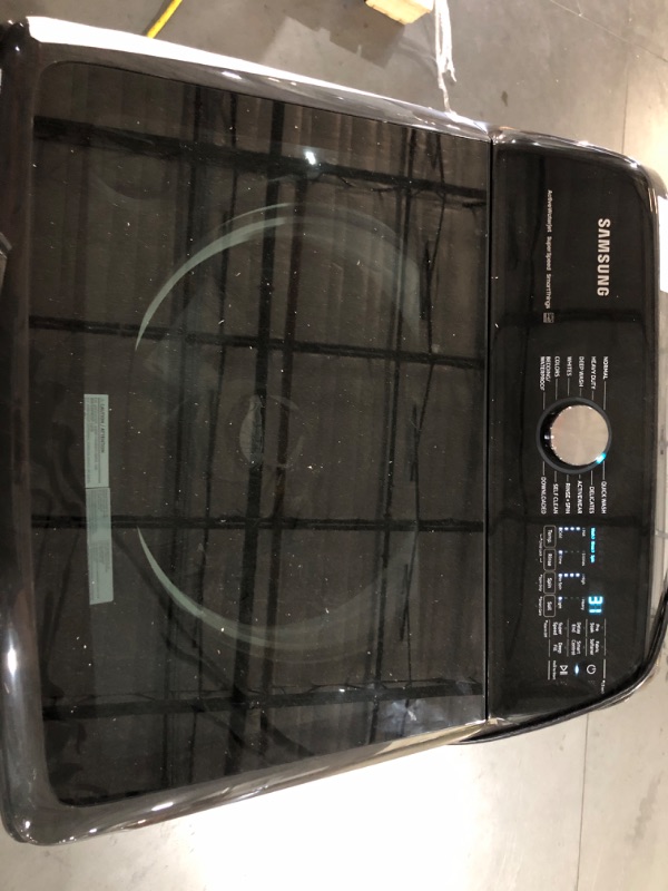 Photo 9 of 5.1 cu. ft. Smart Top Load Washer with ActiveWave™ Agitator and Super Speed Wash in Brushed Black