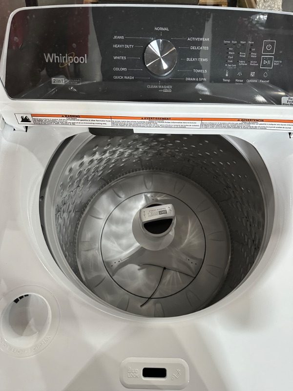 Photo 7 of 4.7–4.8 Cu. Ft. Top Load Washer with 2 in 1 Removable Agitator