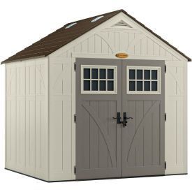 Photo 1 of **SEE NOTES** Suncast 7 X 8 Ft. Metal and Resin Storage Shed Vanilla