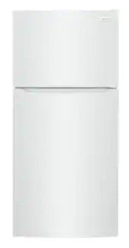 Photo 1 of **SEE NOTES** Frigidaire 18.3 Cu. Ft. Top Freezer Refrigerator in White