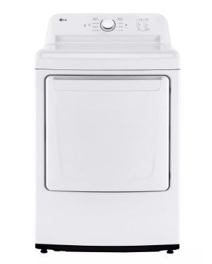 Photo 1 of **SEE NOTES** LG DLE6100W 7.3 cu. ft. Ultra Large Capacity Rear Control Electric Energy Star Dryer with Sensor Dry