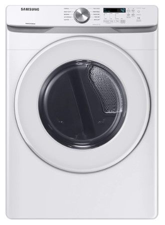 Photo 1 of **SEE NOTES** Samsung 7.5 cu. ft. Electric Dryer with Sensor Dry in White