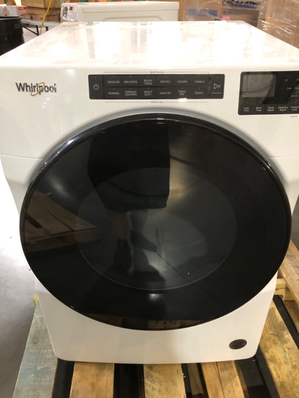 Photo 1 of **SEE NOTES** Whirlpool 27 Inch Electric Dryer with 7.4 cu. ft. Capacity [WED5605MW0]