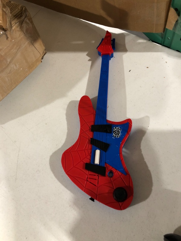 Photo 2 of *SEE NOTES** Spider-Punk Web Blast Guitar 