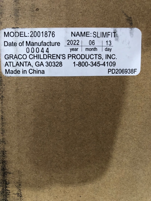 Photo 2 of Graco - Slimfit All-in-One Convertible Car Seat, Darcie