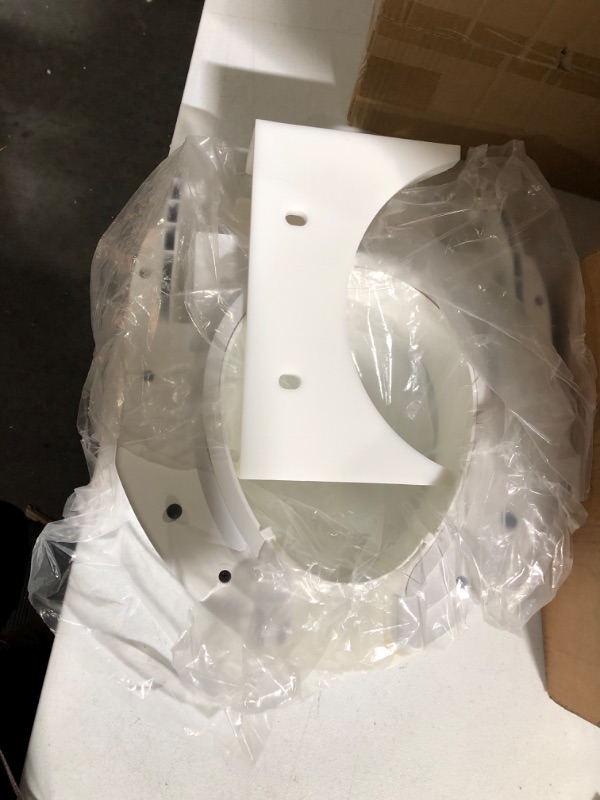 Photo 2 of Ableware 725680000 Secure-Bolt Hinged Elevated Toilet Seat-Standard