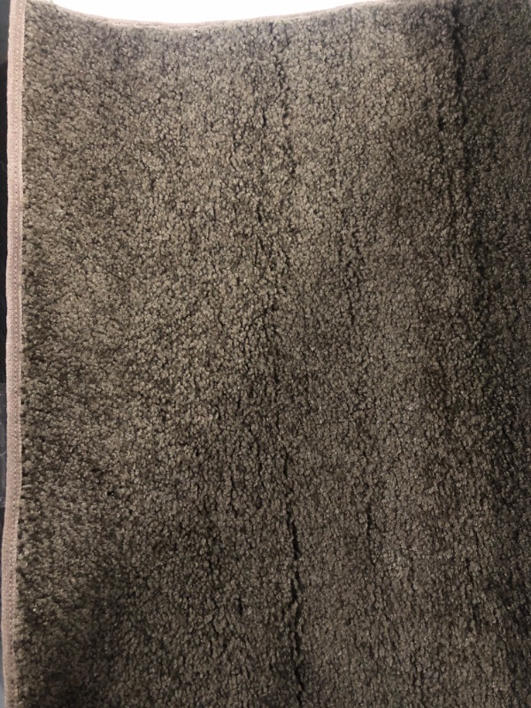 Photo 1 of Ambiant Pet Friendly Solid Color Area Rugs Chocolate - 1.5' x 2.25' Mat (18"x27") 1.5 ft x 2.25 ft Chocolate
