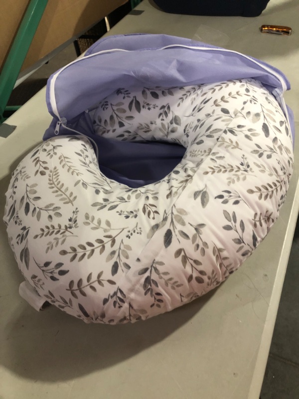 Photo 2 of Boppy Nursing Pillow and Positioner—Original | Gray Taupe Watercolor Leaves