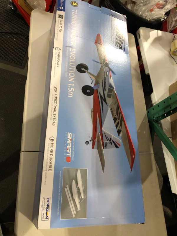 Photo 2 of E-flite RC Airplane Turbo Timber Evolution 1.5m BNF Basic Transmitter Battery and Charger Not Included Includes Floats EFL105250