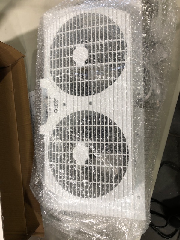 Photo 1 of 9 in. Twin Window Fan with Manually Reversible Airflow Control