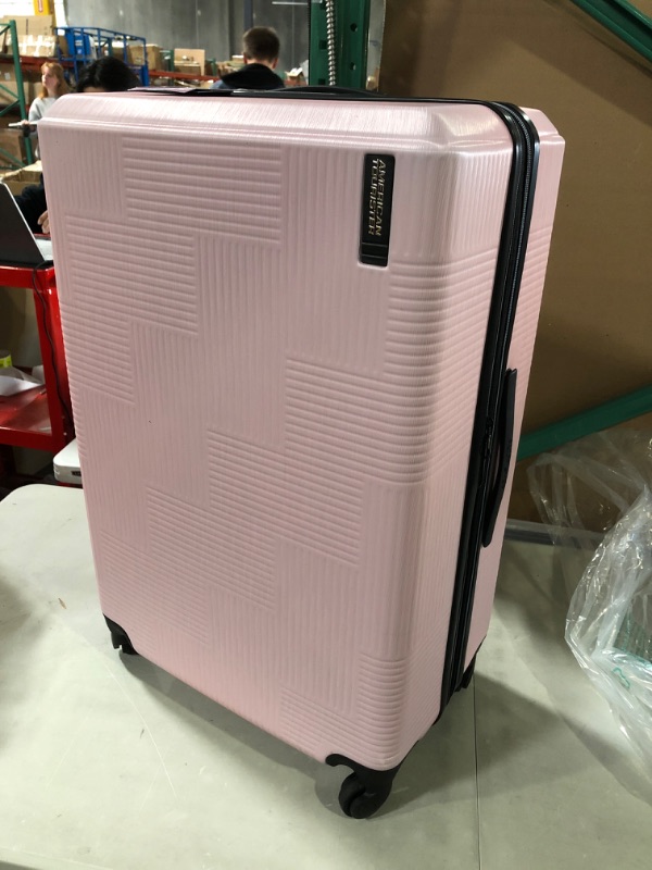 Photo 3 of American Tourister Stratum XLT Expandable Hardside Luggage with Spinner Wheels, Pink 