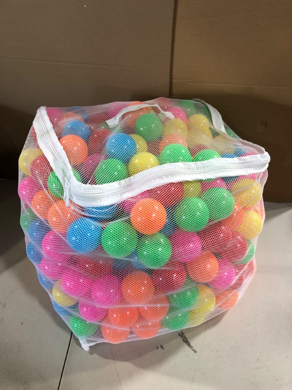 Photo 2 of Amazon Basics BPA Free Pack of 400 6 Bright Colors Balls