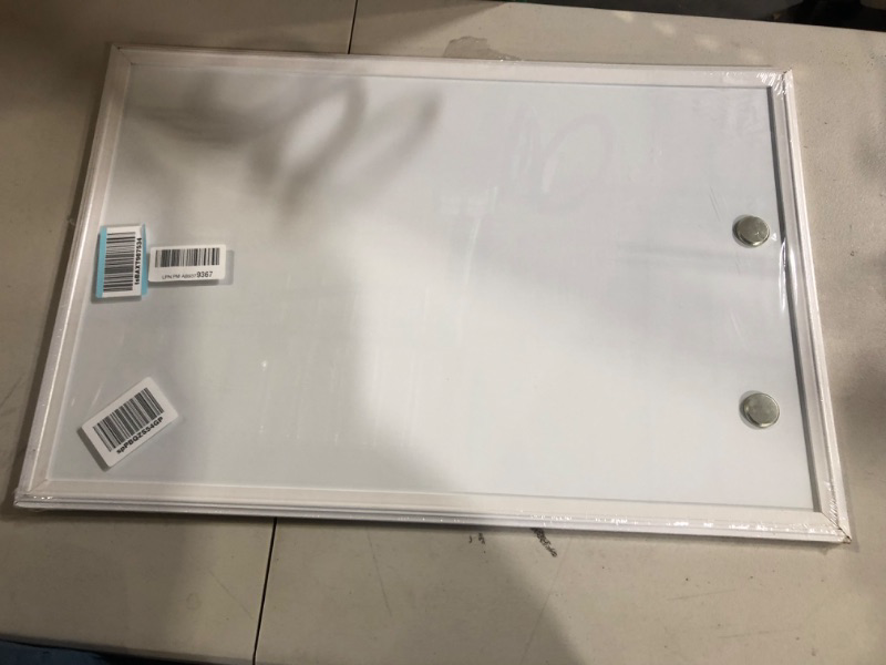 Photo 2 of U Brands Magnetic Dry Erase Board, 20 x 30 Inches, White Wood Frame 