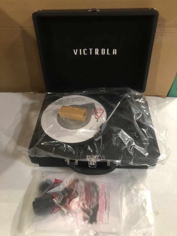 Photo 2 of Victrola Vintage 3-Speed Bluetooth Portable Suitcase Record Player