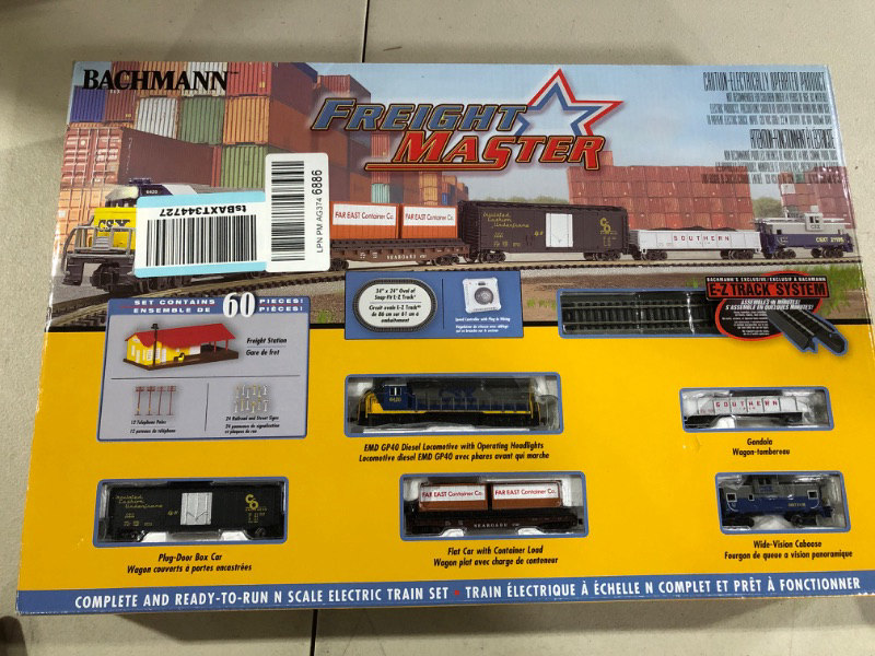 Photo 2 of Bachmann Trains - Freightmaster Ready To Run 60 Piece Electric Train Set - N Scale