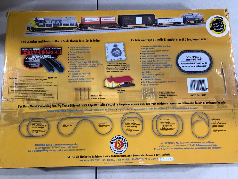 Photo 3 of Bachmann Trains - Freightmaster Ready To Run 60 Piece Electric Train Set - N Scale