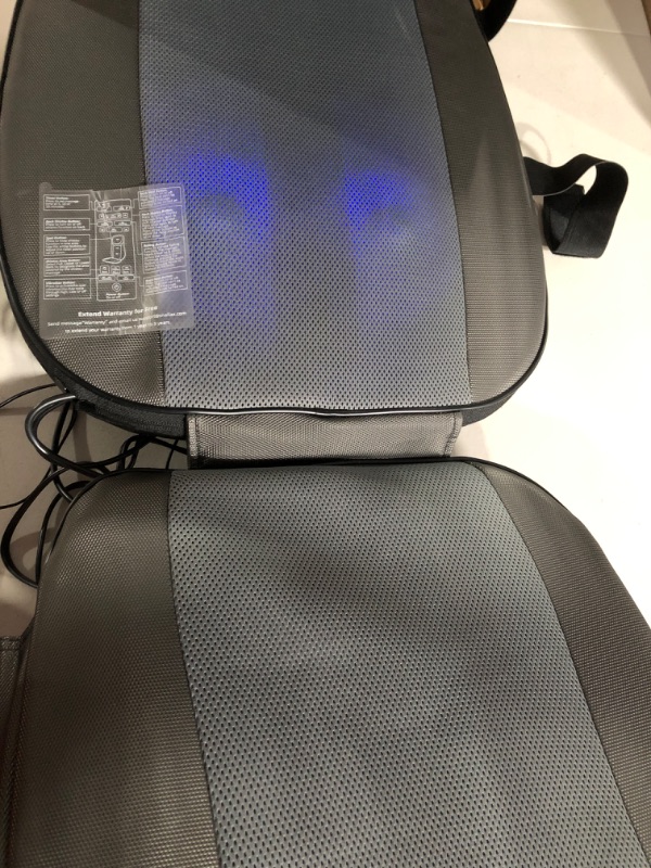 Photo 3 of Snailax shiatsu Neck & Back Massager with Heat, Full Back Kneading Shiatsu or Rolling Massage, Massage Chair pad with Height Adjustment