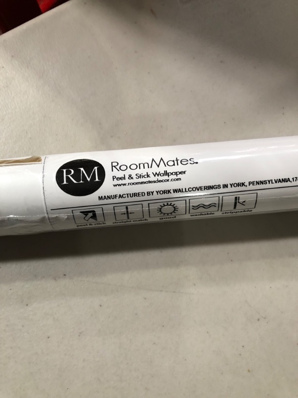 Photo 1 of *NEW* RoomMates RMK9012WP Metallic Gold Dots Peel and Stick Wallpaper, 20.5" x 16.5 feet
