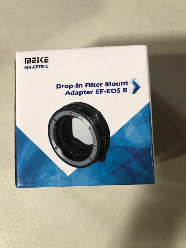 Photo 6 of Meike MK-EFTR-C VND Drop-in Filter Auto-Focus Mount Lens Adapter for Canon EF to EOSR with Variable ND Filter and UV Filter for EOS R R5 R6 RP R7 R10 C70 Cameras