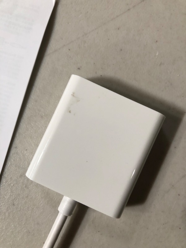 Photo 5 of **APPLE BUNDLE/SEE NOTES** Apple MagSafe Charger & Thunderbolt 3 (USB-C) to Thunderbolt 2 Adapter