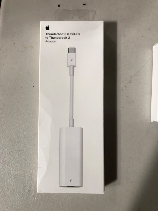 Photo 1 of **APPLE BUNDLE/SEE NOTES** Apple MagSafe Charger & Thunderbolt 3 (USB-C) to Thunderbolt 2 Adapter