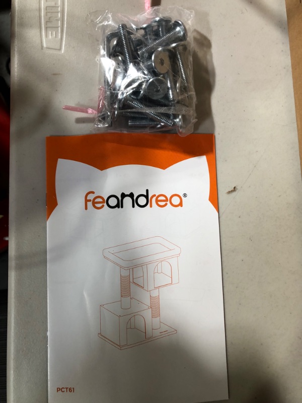 Photo 1 of **NEW** FEANDREA Cat Tree for Large Cats, GREY (62X20X42CM)