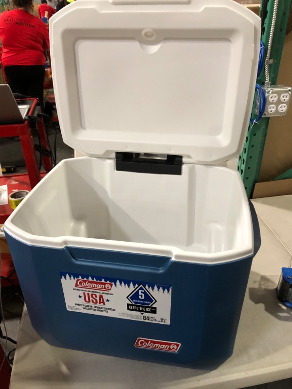 Photo 3 of **NEW** Coleman Portable Cooler with Wheels Xtreme Wheeled Cooler 50 Quart Cooler