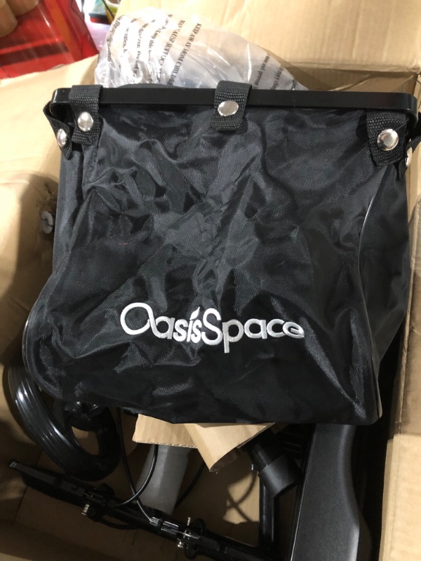 Photo 2 of **NEW**OasisSpace Steerable Knee Scooter-with Dual Braking System Grey