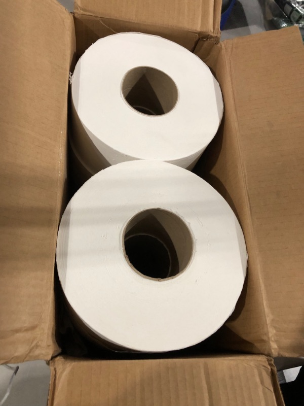 Photo 3 of **NEW** Pacific Blue Basic 2-Ply Jumbo Jr. 9" Toilet Paper by GP PRO (Georgia-Pacific), 12798, 1,000 Linear Feet per Roll, 8 Rolls Per Case 