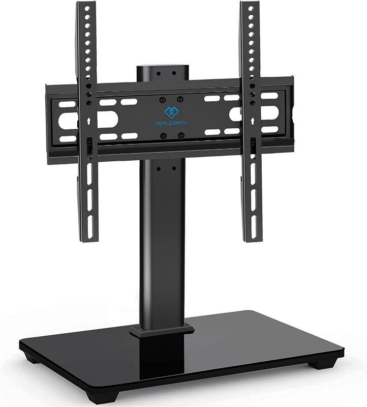 Photo 1 of **PARTS ONLY,SEE NOTES** PERLESMITH Universal TV Stand - Table Top TV Stand for 32-55 inch LCD LED TVs