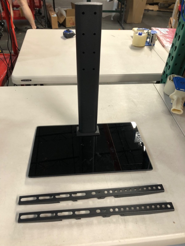 Photo 3 of **PARTS ONLY,SEE NOTES** PERLESMITH Universal TV Stand - Table Top TV Stand for 32-55 inch LCD LED TVs