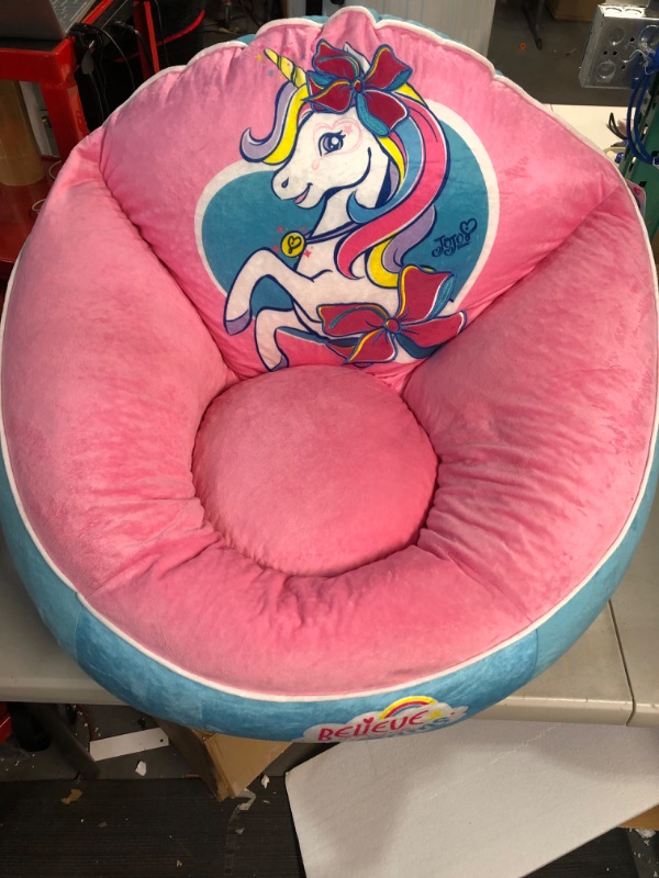 Photo 4 of **NEW** Idea Nuova Nickelodeon JoJo Siwa Micromink Bean Bag Chair, Medium