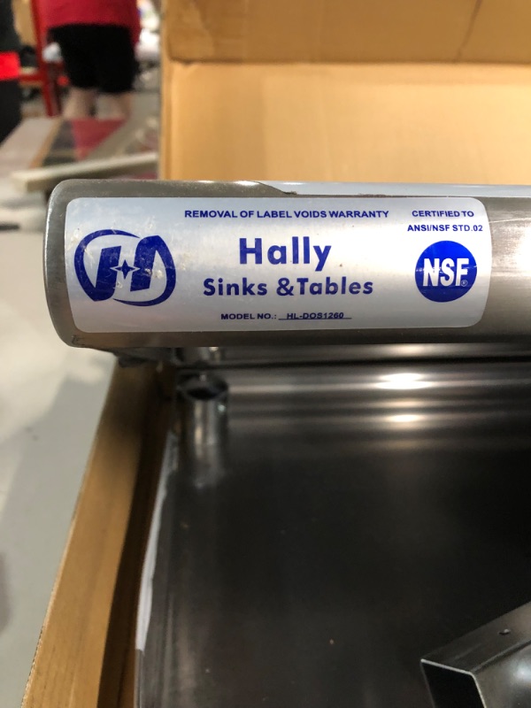 Photo 5 of **NEW/SEE NOTES** Hally Double Overshelf of Stainless Steel 12'' x 60'' Weight Capacity 400lb