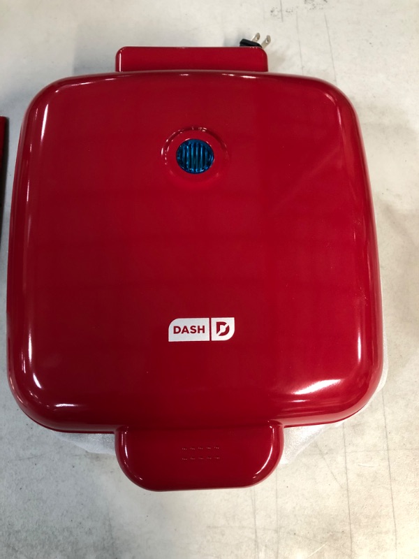 Photo 4 of **NEW** DASH Multi Mini Heart Shaped Waffle Maker RED