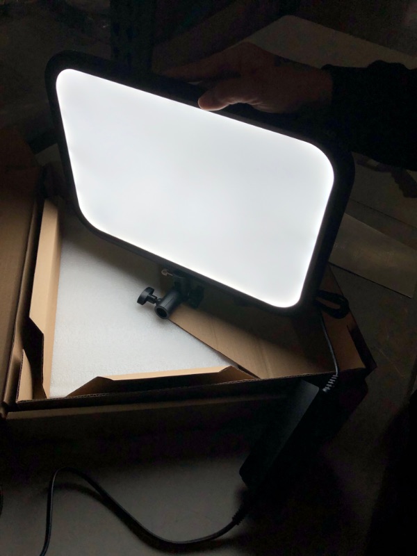 Photo 7 of **NEW** LED Video Light Panel, 45W Photography Light Studio Video Lighting, Bi-Color Light 3200K–7500K, 8 Scene Lighting Effects,