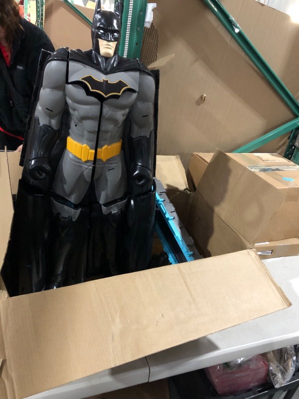 Photo 3 of **USED/SEE NOTES** DC Comics Batman, Bat-Tech Batcave, Giant Transforming Playset with Exclusive 4” Batman Figure and Accessories, Kids Toys for Boys Aged 4 and Up