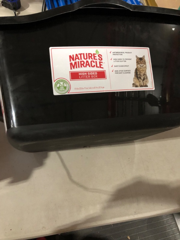 Photo 3 of **NEW** Nature's Miracle High-Sided Litter Box, 23 x 18.5 x 11 inches pack of 1