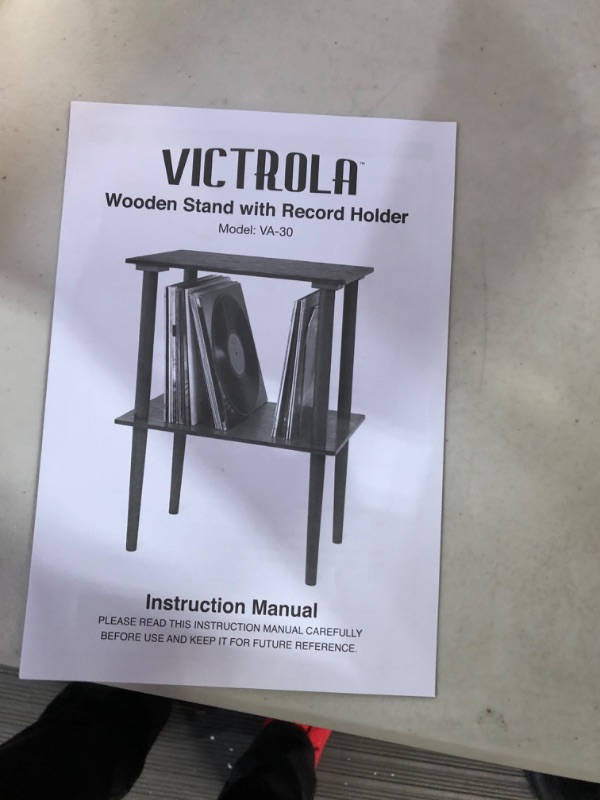 Photo 4 of **NEW** Victrola Wooden Stand with Record Holder