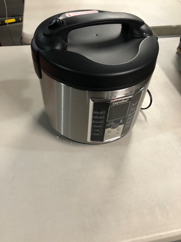 Photo 2 of *USED*GoWISE USA 6 Qt. Stainless Steel Electric Pressure Cooker with Stainless Steel Pot, Silver
