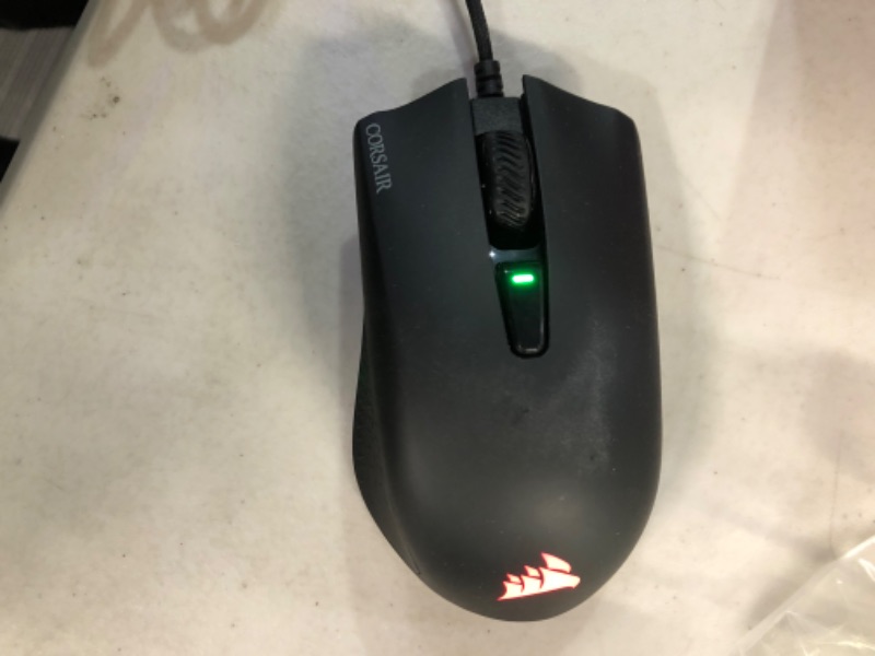 Photo 2 of Corsair Harpoon RGB Wireless - Wireless Rechargeable Gaming Mouse with SLIPSTREAM Technology - 10,000 DPI Optical Sensor