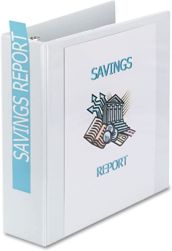 Photo 1 of Avery Economy Showcase View 3 Ring Binder, 3" Round Rings 3 pk multi color 