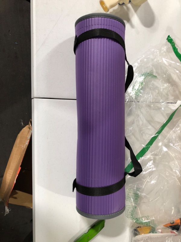 Photo 1 of BalanceFrom All Purpose Yoga Mat with Carrying Strap 