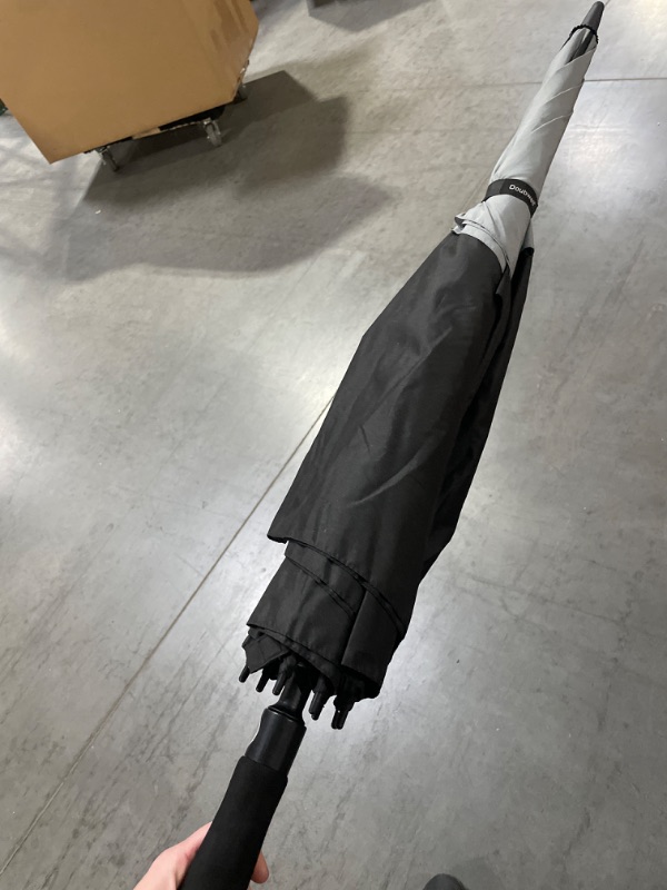 Photo 1 of Doubwell golf umbrella large size 68 inches air vent double canopy windproof automatic straight rain umbrellas (grey/black)

