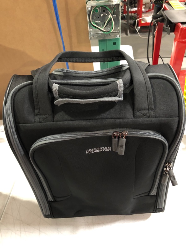 Photo 2 of American Tourister 4 Kix Expandable Softside Luggage, Black/Grey, Underseater Underseater Black/Grey