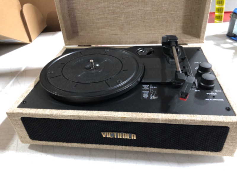 Photo 3 of ***PARTS ONLY*** Victrola Parker Bluetooth Suitcase Record Player 