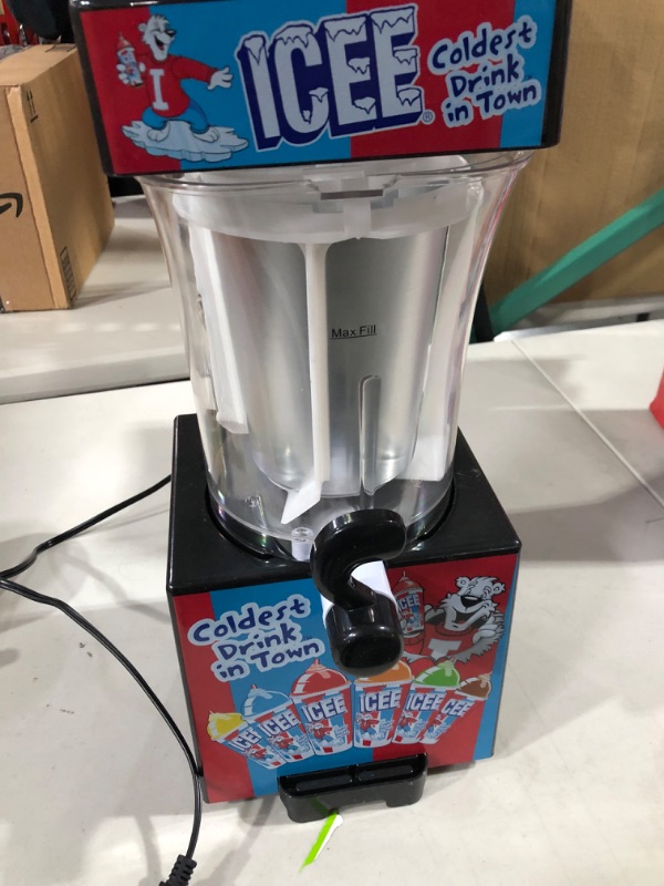 Photo 2 of  Genuine ICEE Brand Counter-Top Sized ICEE Slushie Maker - Spins Your Pre-Chilled 