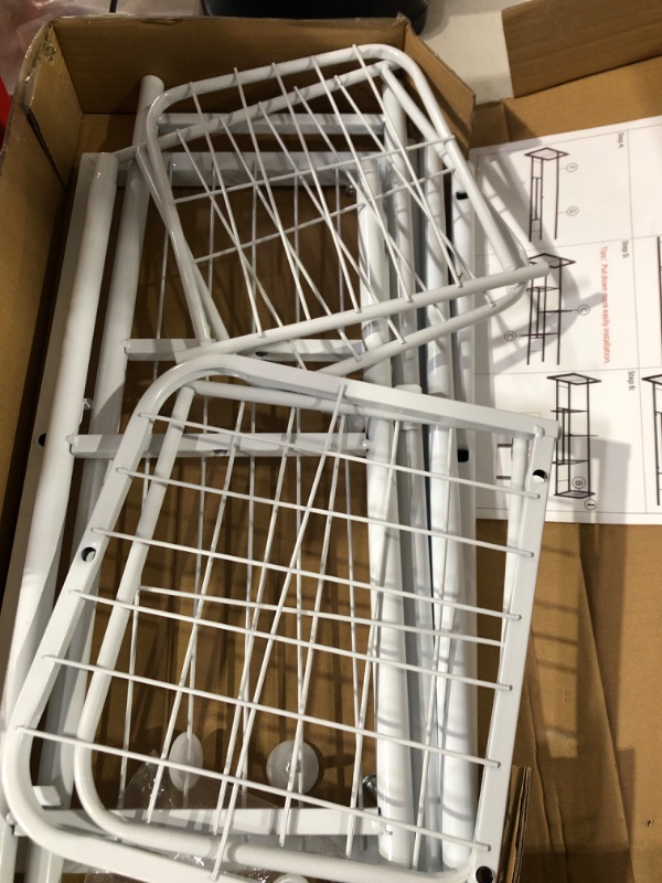 Photo 1 of 5 Tier Metal Plant Stand for Indoor Outdoor Flower Pot Display Planter Shelf
